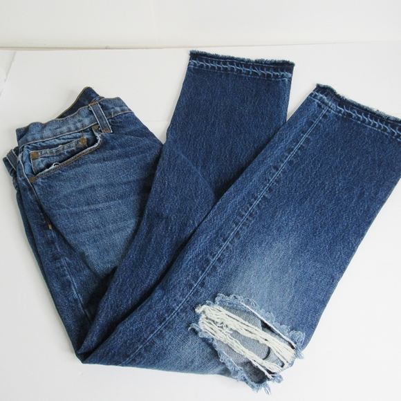 CURRENT ELLIOTT Dark Wash, Destroyed, SZ 25x28" - Picture 5 of 9